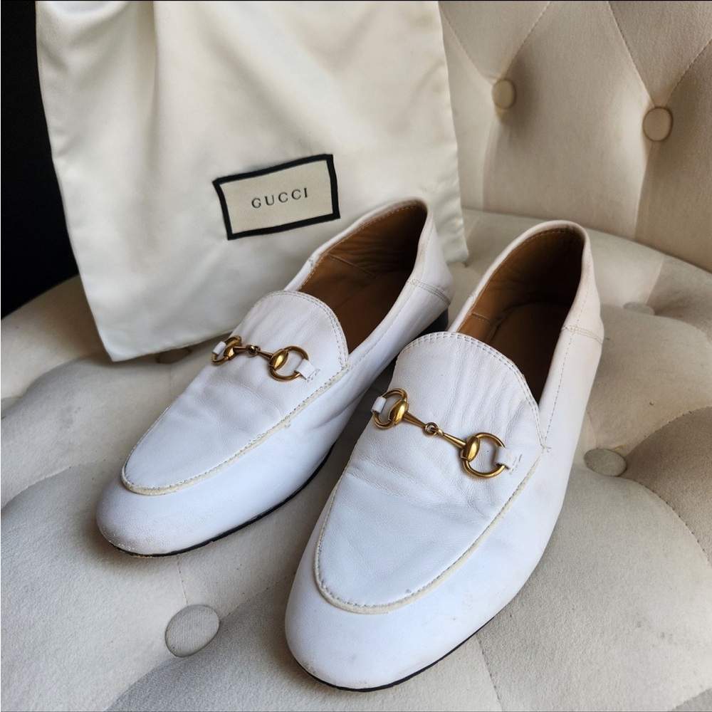 Gucci WOMEN'S LEATHER HORSEBIT LOAFERS Shoes Size 39